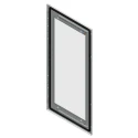 Schneider Electric NSYSFD Series Lockable Enclosure Door Securit Glass and Sheet Steel RAL 7035, Single Door NSYSFD128T