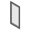 Schneider Electric NSYSFD Series Lockable Enclosure Door Securit Glass and Sheet Steel RAL 7035, Single Door NSYSFD128T