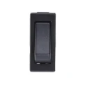 Bulgin 1P On-On On-On Rocker Switch Panel, Panel Mount, 16A, 72V dc, 250V ac, Black Actuator C1510ABAAA