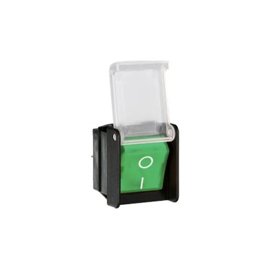 Bulgin On-Off Rocker Switch Panel 16A 72V dc 250V ac Panel Mount Black Actuator C1353AHNAB