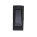Bulgin 1P On-Off-On Rocker Switch Panel 16A 72V DC 250V AC Black Actuator C1522ATAAA