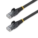 StarTech.com Cat6 Ethernet Cable 4 Core Black Low Smoke Zero Halogen Jacket 0.5 m Terminated Snagless 