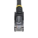 StarTech.com Cat6 Ethernet Cable 4 Core Black Low Smoke Zero Halogen Jacket 0.5 m Terminated Snagless 