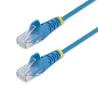 StarTech.com Cat6 Ethernet Cable 4 Core Blue Low Smoke Zero Halogen Snagless 2.5 m Terminated