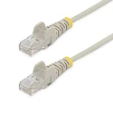 StarTech.com Cat6 Ethernet Cable 4 Core, 1 m, Grey, Unshielded Unscreened, Snagless, Low Smoke Zero Halogen 