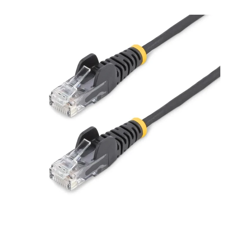 StarTech.com Ethernet Cable 4 Core, Black, 3 m Length, Unshielded Unscreened, Snagless RJ45 with Low Smoke Zero Halogen Cat6