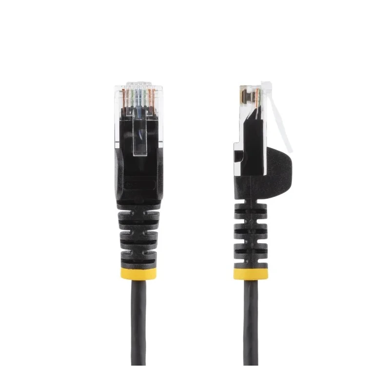 StarTech.com Ethernet Cable 4 Core, Black, 3 m Length, Unshielded Unscreened, Snagless RJ45 with Low Smoke Zero Halogen Cat6