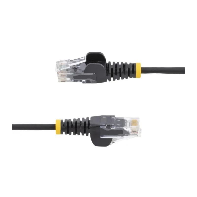 StarTech.com Ethernet Cable 4 Core, Black, 3 m Length, Unshielded Unscreened, Snagless RJ45 with Low Smoke Zero Halogen Cat6