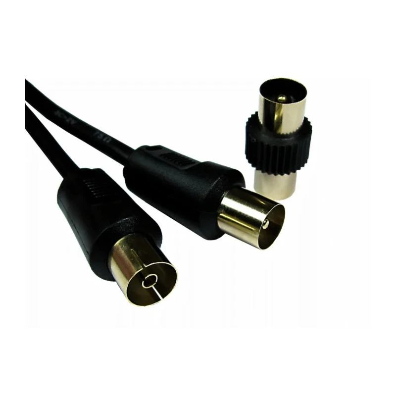 RS PRO 10 m 3C2V Coaxial Cable Black Terminated RS PRO-236-9055