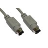 RS PRO PS/2 Cable Assembly Grey Polyvinyl Chloride Jacket 2 m 236-9120