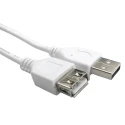 RS PRO IC Socket USB Cable Female USB Type A to Female USB Type A USB 2.0 White 120mm 236-9069