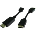 RS PRO Male DisplayPort to Female HDMI Polyvinyl Chloride DisplayPort Cable 150mm 236-9123