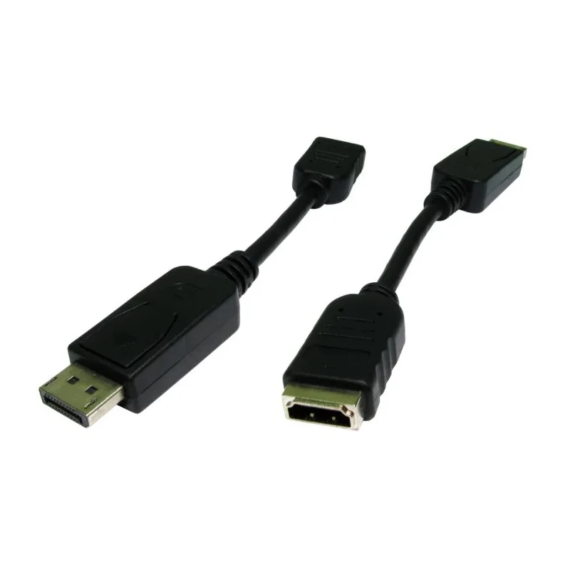 RS PRO Male DisplayPort to Female HDMI Polyvinyl Chloride DisplayPort Cable 150mm 236-9123