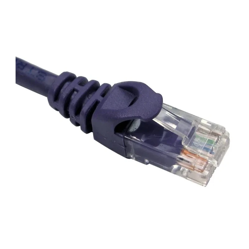 RS PRO Cat6 Ethernet Cable 2 m Purple RJ45 Male to RJ45 Male U/UTP PVC Jacket 80V 236-9131