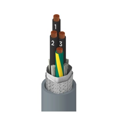 Alpha Wire Xtra-Guard FLEX Performance Cable Multi-Core Industrial Cable, 4 Cores, Screened, 305m, Grey 901604CY SL005