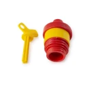Brady Red, Yellow 1-Lock Lockout Plastic Electrical Plug Lockout, 6.5mm ISOPLUG-D11-D111
