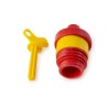 Brady Red, Yellow 1-Lock Lockout Plastic Electrical Plug Lockout, 6.5mm ISOPLUG-D11-D111