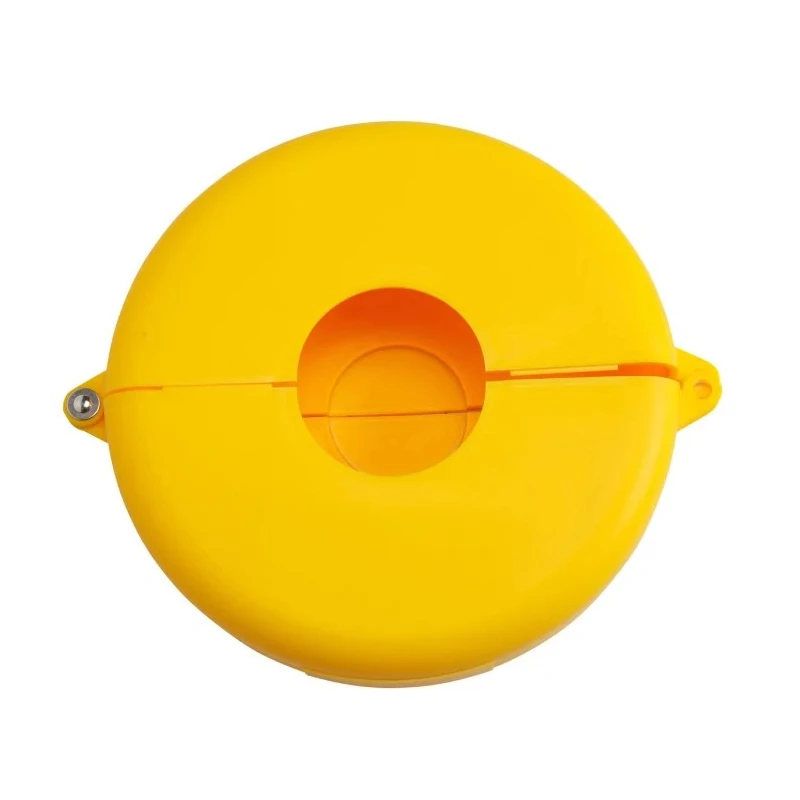 Brady Yellow 1-Lock Polypropylene Gate Valve Lockout with 9.53 mm Shackle Diameter GATE VALVE LOCKOUTS GVLO 10-13 YELLOW