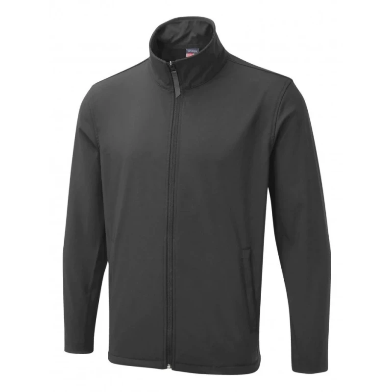Uneek UX 10 2 Green Waterproof Windproof Softshell Work Jacket with Zipper Size S UX10CH-S