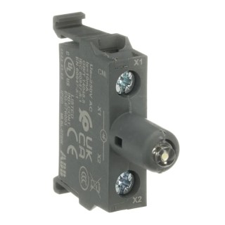 ABB MLBL Series LED Light Block, 230V AC, White Illumination 1SFA611621R2075 MLBL-07BW