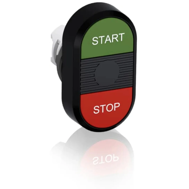 ABB MPD4 Series Green, Red Momentary Push Button Head 22.5 mm Cutout IP66, IP20 MPD4