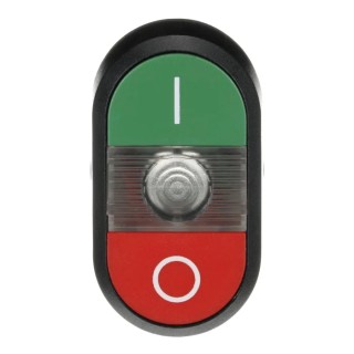 ABB MPD2 Series Green, Red Momentary Push Button Head 22.5 mm Cutout Diameter IP66 