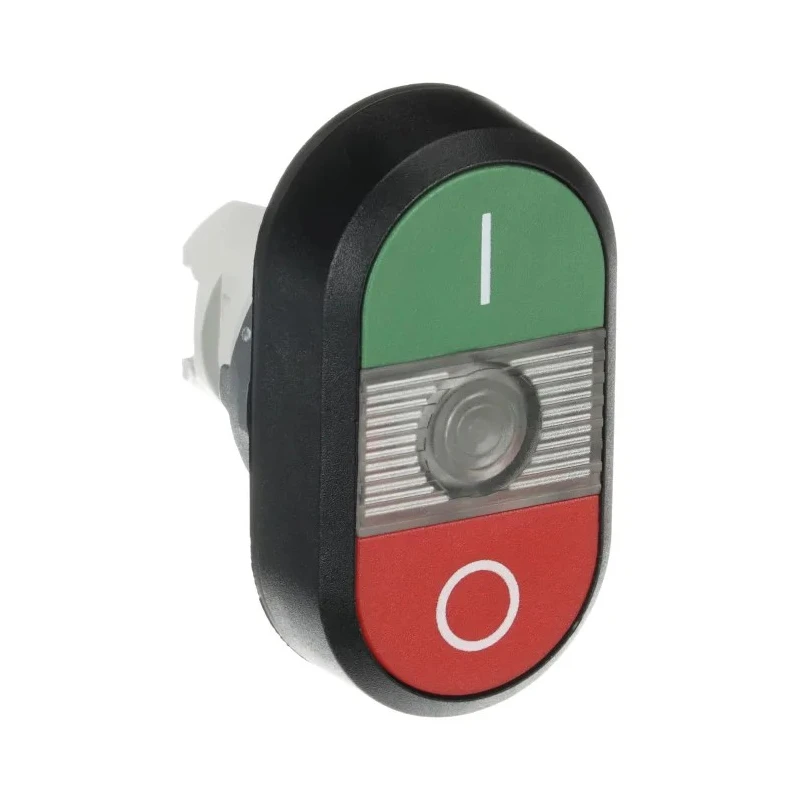 ABB MPD2 Series Green, Red Momentary Push Button Head 22.5 mm Cutout Diameter IP66 