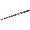 AXINDUS HIFLEX-CY Control Cable, 12 Cores 0.25mm² 23 AWG, Screened Stranded Grey PVC Sheath 100m 91210025