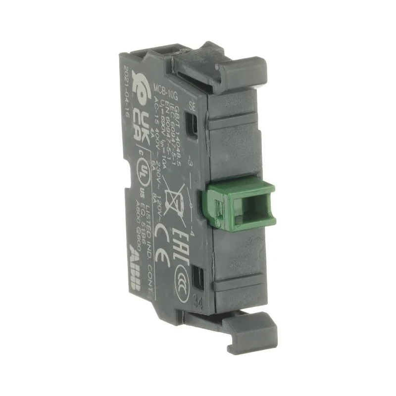 ABB Miniature Circuit Breaker Series Contact Block 230V 6A Screw Terminal 1SFA611610R1101 MCB-10G