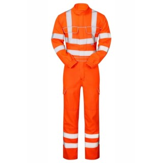PULSAR Orange Reusable Hi Vis Overalls Coverall Chest Size 86–91 cm (S) PRARC05-S
