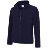Uneek Women's Navy 100% Polyester Full Zip Fleece Jacket Size L UC608