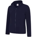 Uneek Navy 100% Polyester Women's Full Zip Fleece Jacket XL 38 to 40 in UC608