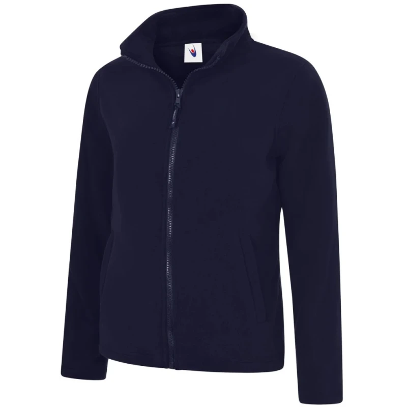 Uneek Navy 100% Polyester Women's Full Zip Fleece Jacket XL 38 to 40 in UC608