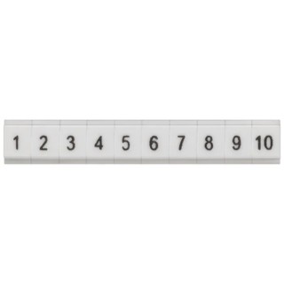 Siemens Marker Strip for use with Standard Labelling System Terminal Block White CE EAC Certified 8WH8121-1AB35