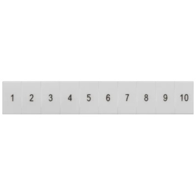Siemens Marker Strip for Terminal Block Standard Labelling System 8WH8120-3AB55, White, EAC and CE Certified