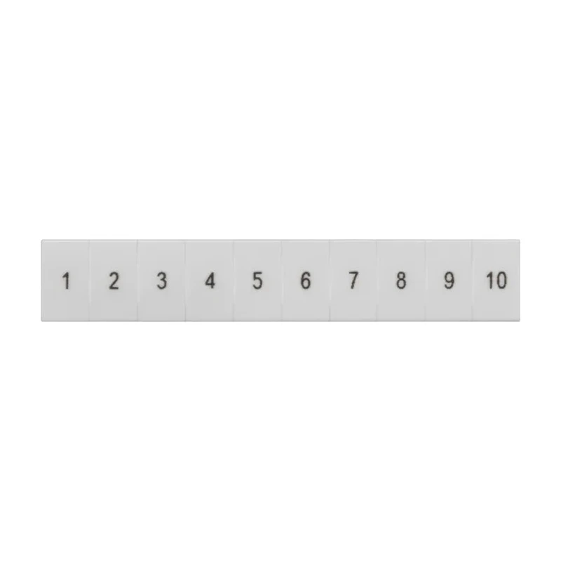 Siemens Marker Strip for Terminal Block Standard Labelling System 8WH8120-3AB55, White, EAC and CE Certified