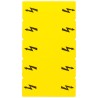 Siemens Inscription Label Yellow for Standard Labelling System Terminal Block 8WH9066-5BA06