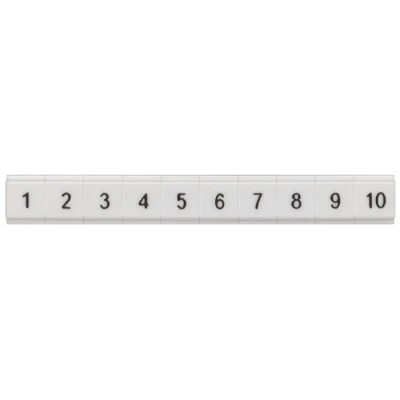 Siemens Marker Strip Accessory for Terminal Block, Standard Labelling System 8WH8121-2AB65