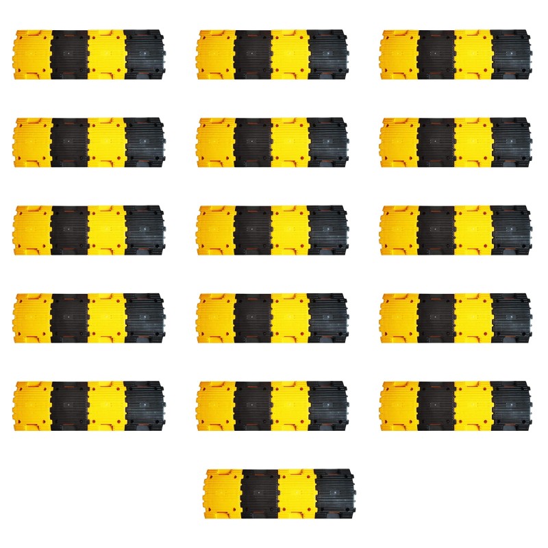 Buy Robustt Speed Bump 1Mtr 50mm 32 Yellow&Black Pieces 16 pcs