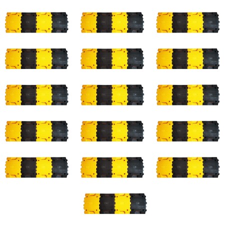 Buy Robustt Speed Bump 1Mtr 50mm 32 Yellow&Black Pieces 16 pcs