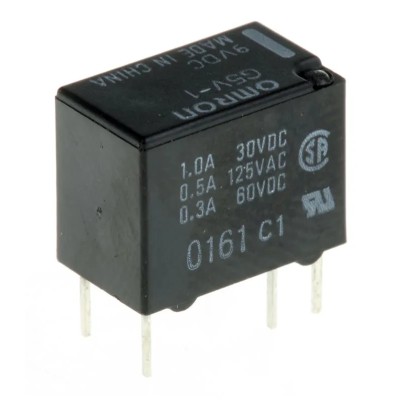 Omron Ultra-Miniature SPDT PCB Relay 9V DC Coil 1A Switching Current G5V-1 DC9