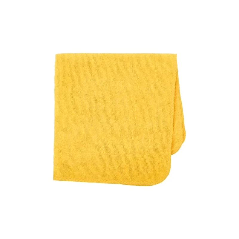 Rubbermaid Commercial Products HYGEN MF R-40 Yellow Microfibre Cloths for Wet/Dry, Dry Use, Case of 24 Per Pack 1820584