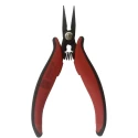 RS PRO Long Nose Plier Serrated Carbon Steel, Insulated Handle, 154mm Length, 25mm Jaw, Chrome Finish 238-0754