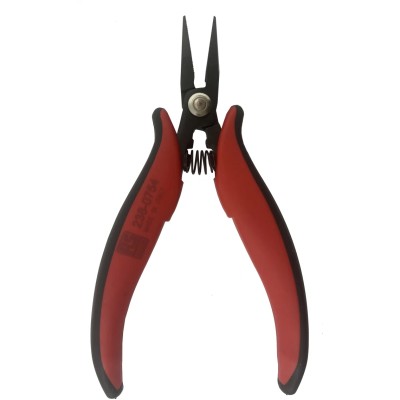 RS PRO Long Nose Plier Serrated Carbon Steel, Insulated Handle, 154mm Length, 25mm Jaw, Chrome Finish 238-0754