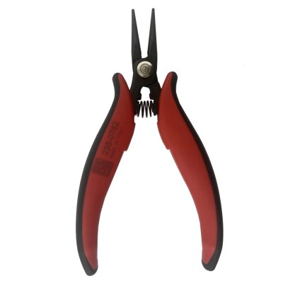 RS PRO Carbon Steel Long Nose Plier, Insulated Handle, Chrome Finish, 154mm Overall, 26mm Jaw 238-0762