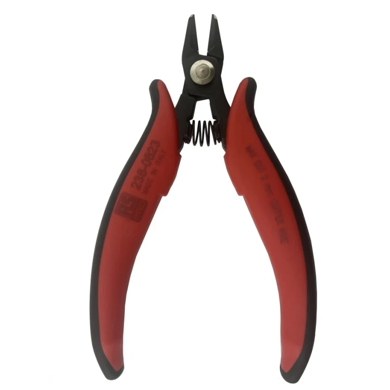 RS PRO Side Cutter Flush Cut Type, Carbon Steel Jaw, Plastic Grip, Steel Handle, Overall Length 138mm, Model 238-0823