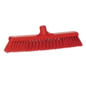 Vikan Red Push Broom with Polypropylene Bristles for Dry Areas Model 31784