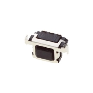 Panasonic Black, Grey Tactile Switch Push Plate, 2.2 mm Actuator Length, SPST 20mA 15 V DC Edge Mount EVPAECE2A