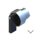 RS PRO 2 Position Selector Switch Head 22.5 mm Cutout, Black Handle, IP65 IP65