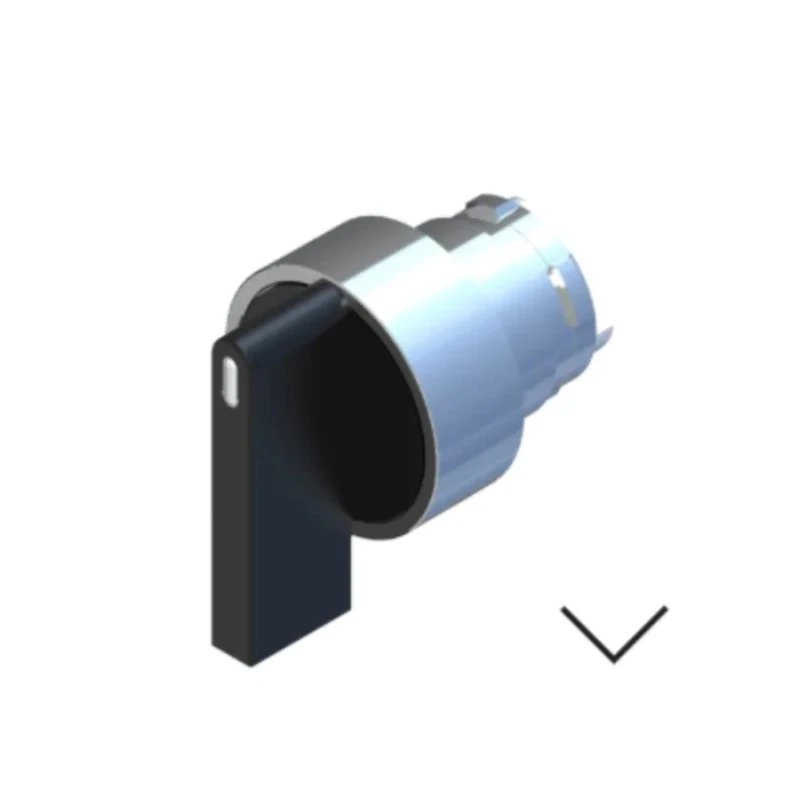 RS PRO 2 Position Selector Switch Head 22.5 mm Cutout, Black Handle, IP65 IP65